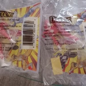 DecoPac Red Power Rangers Sealed Cake Toppers!!